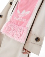 football scarf in bliss pink