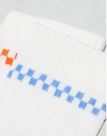 2 pack fast food character graphic sock in ecru