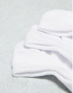 3-pack trainer socks- white