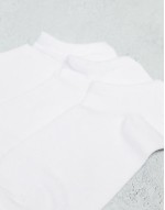 3-pack trainer socks- white