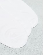 3-pack trainer socks- white