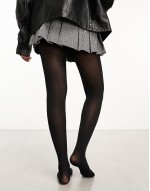 2 Pack 40 denier tights in black