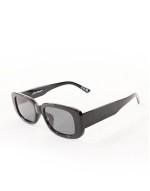 rectangle sunglasses in black