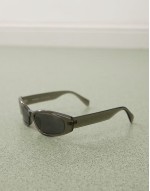 sleek rectangle sunglasses in green