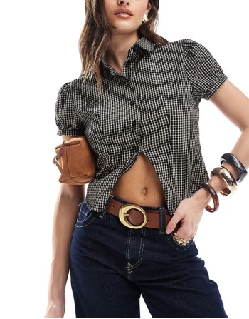 oval buckle jeans belt in tan