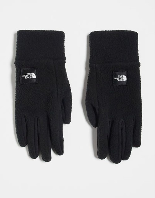 Fleeski Etip touchscreen compatible fleece gloves in black